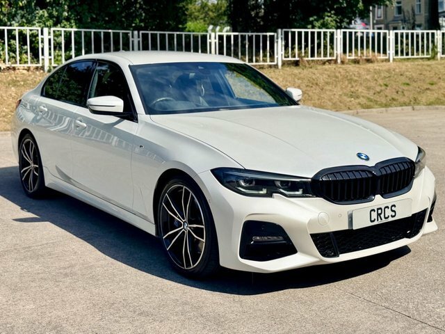 BMW 3 Series 2.0 320D Mht M Sport Saloon Hybrid White #2