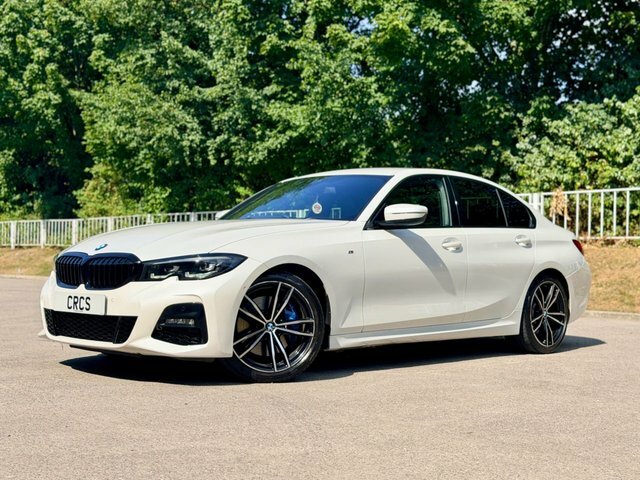 BMW 3 Series 2.0 320D Mht M Sport Saloon Hybrid White #5