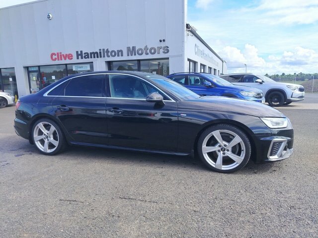 Audi A4 2.0 Tdi 35 S Line Saloon S Tronic Euro Black