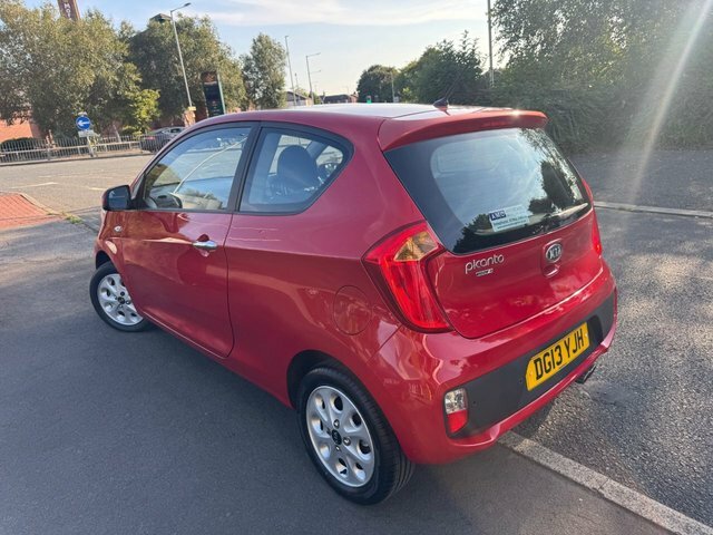 Kia Picanto City Hatchback Red #2