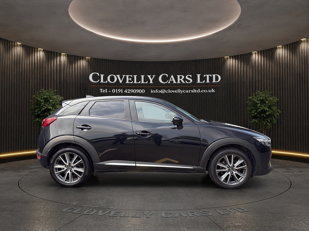 Mazda CX-3 Skyactiv-d Sport Nav Suv 1.5 ND16XTV Black #3