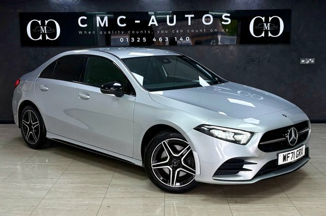 Mercedes-Benz A Class 2021 1.3 A250e 15.6Kwh Amg Line Edition Saloon Silver