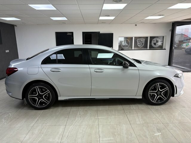 Mercedes-Benz A Class 2021 1.3 A250e 15.6Kwh Amg Line Edition Saloon Silver #2