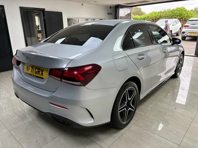 Mercedes-Benz A Class 2021 1.3 A250e 15.6Kwh Amg Line Edition Saloon Silver #3