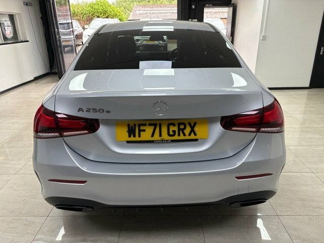 Mercedes-Benz A Class 2021 1.3 A250e 15.6Kwh Amg Line Edition Saloon Silver #4