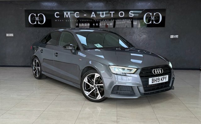 Audi A3 2019 1.5 Tfsi Cod 35 Black Edition Saloon Petr Black