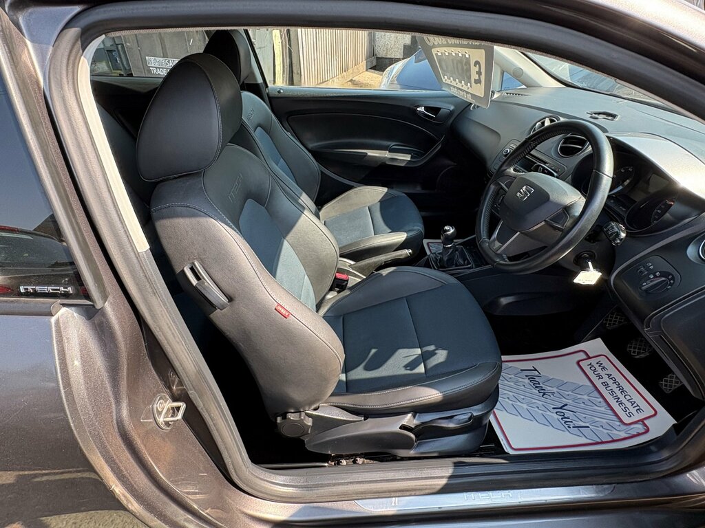 Seat Ibiza 1.2 Tsi Fr Black Sport Coupe Uk Car Grey #12