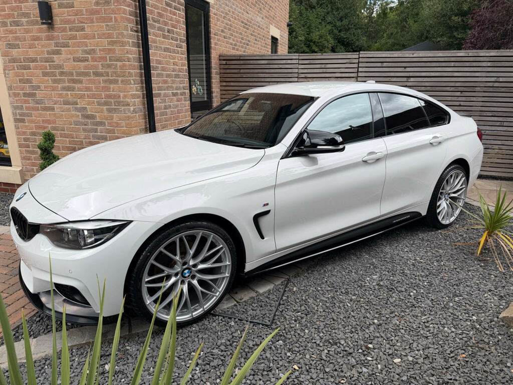 BMW 4 Series Gran Coupe 3.0 430D M Sport Xdrive Euro 6 Ss YJ69KXL White #3