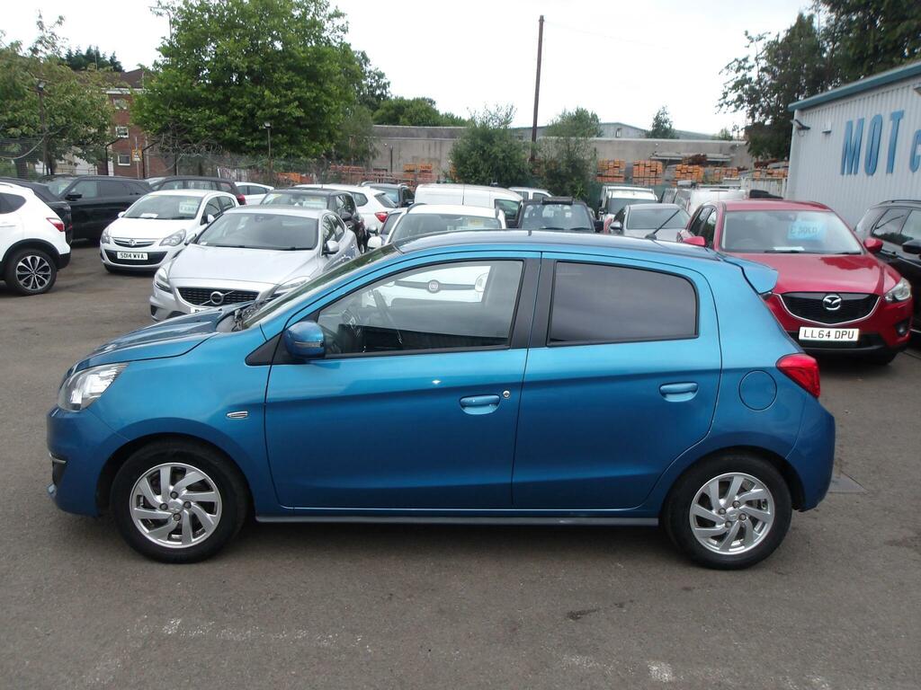 Mitsubishi Mirage 3 Blue #4