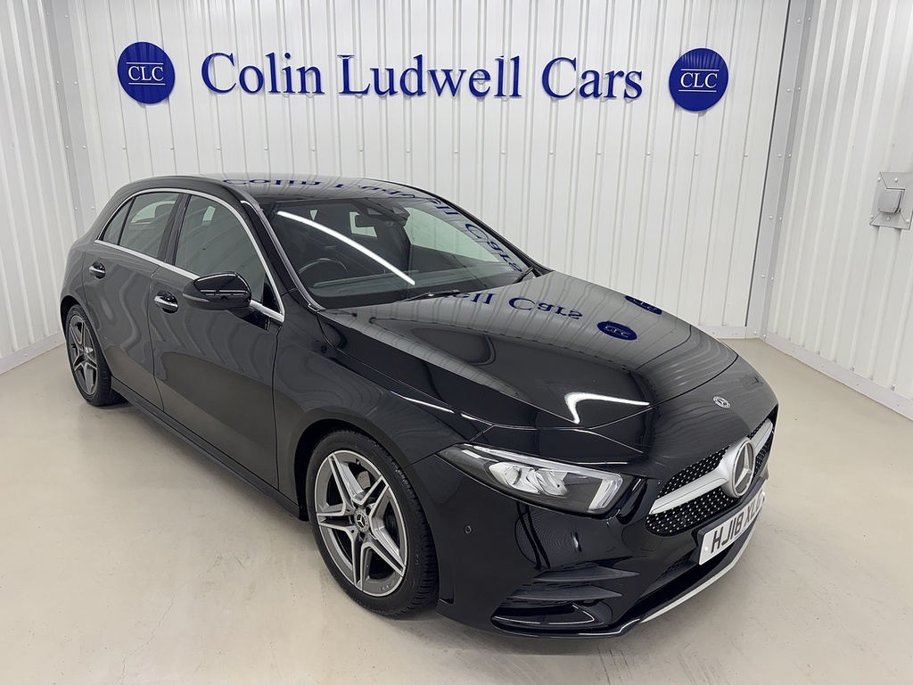 Mercedes-Benz A Class 1.3 A200 Amg Line Premium 7G-dct Euro 6 Ss HJ18XLG Black