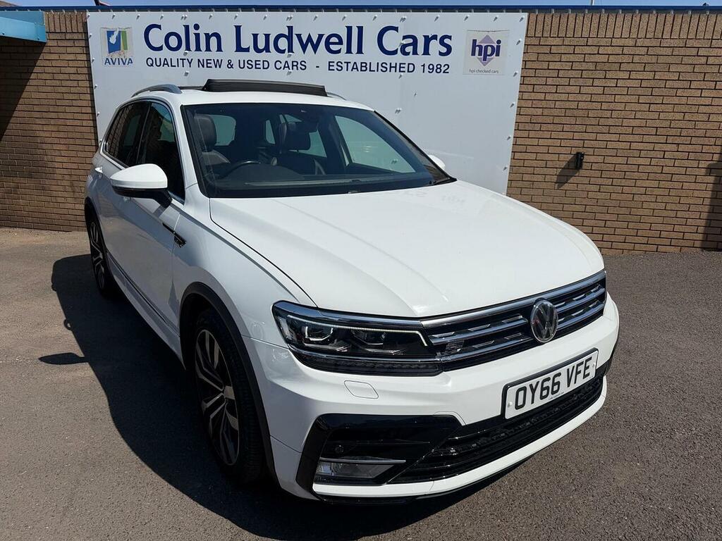 Volkswagen Tiguan 2.0 Tsi Bluemotion Tech R-line Suv Dsg White #2