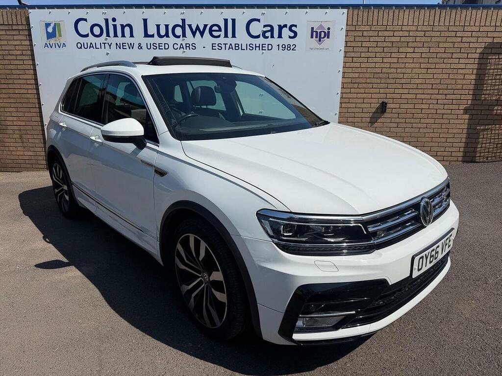 Volkswagen Tiguan 2.0 Tsi Bluemotion Tech R-line Suv Dsg White #1