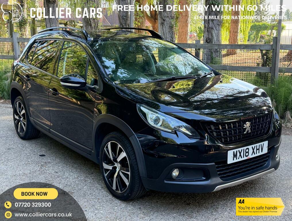 Peugeot 2008 1.2 Puretech Gt Line Suv Euro 6 Black