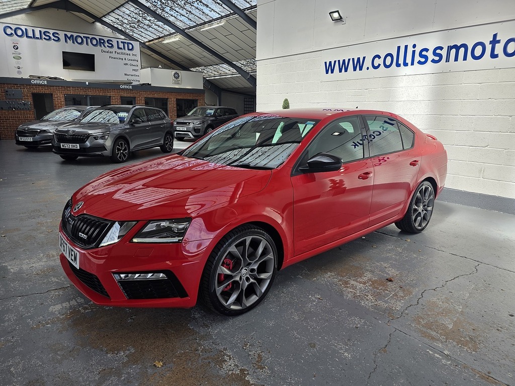Skoda Octavia 2.0 Tsi Vrs Hatchback Dsg Euro 6 Ss Red #3