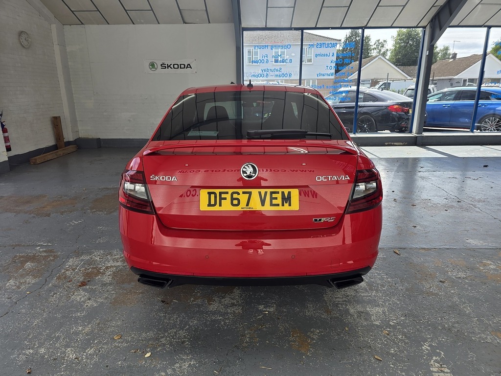 Skoda Octavia 2.0 Tsi Vrs Hatchback Dsg Euro 6 Ss Red #5