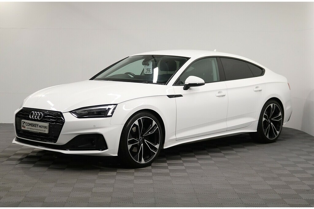 Audi A5 Tdi Sport YB72JXG White #3