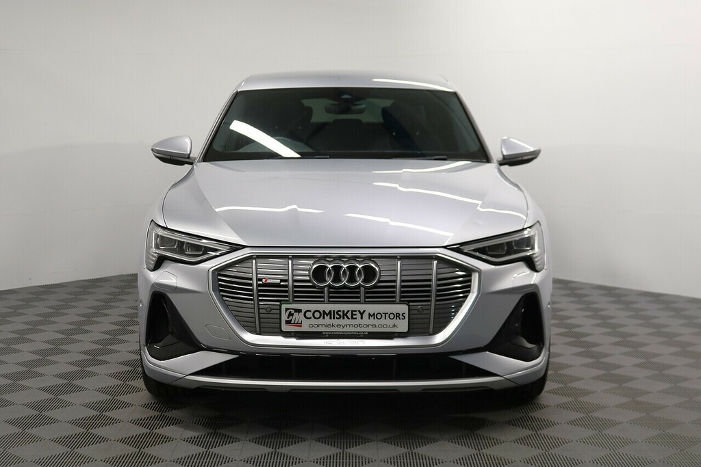 Audi E-Tron S S Line Silver #2