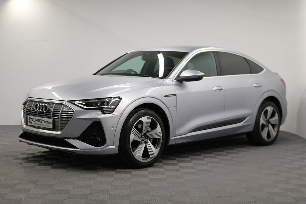 Audi E-Tron S S Line Silver #3