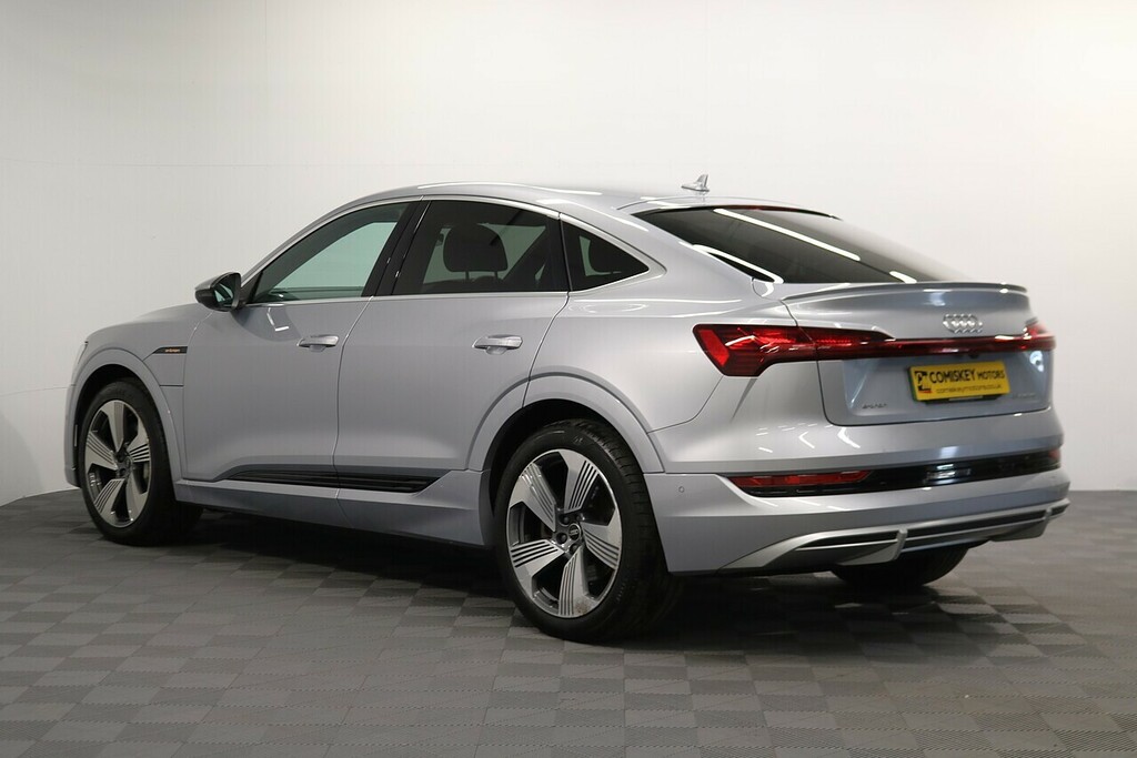 Audi E-Tron S S Line Silver #4