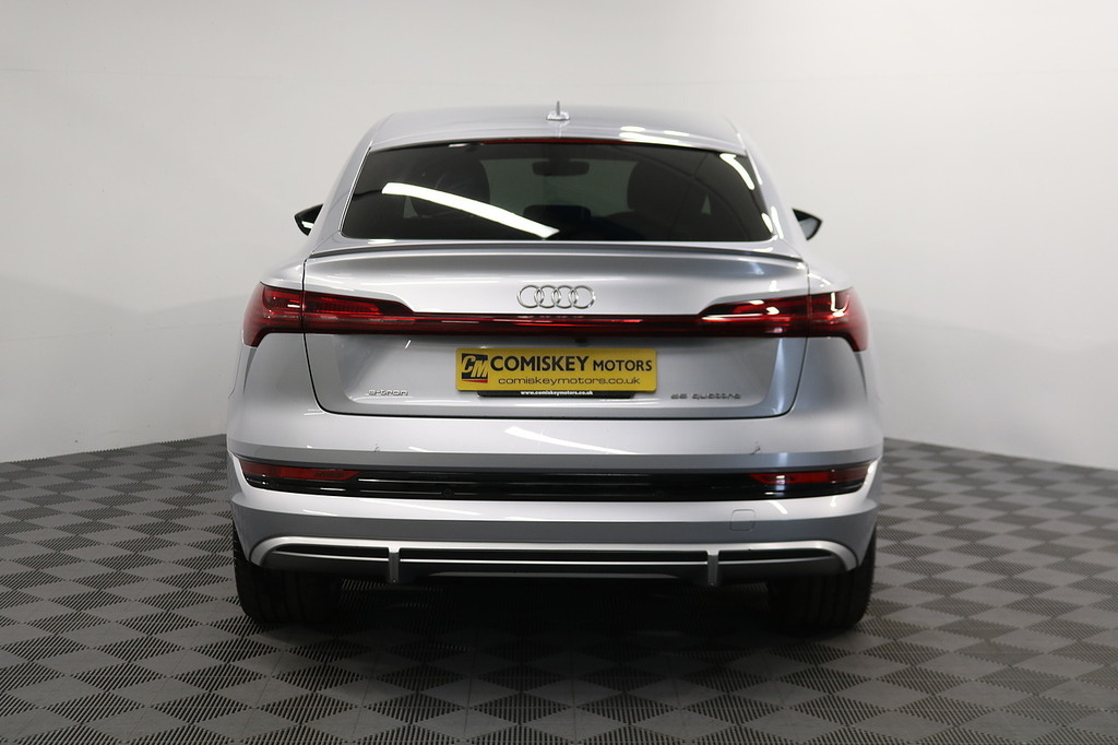 Audi E-Tron S S Line Silver #5