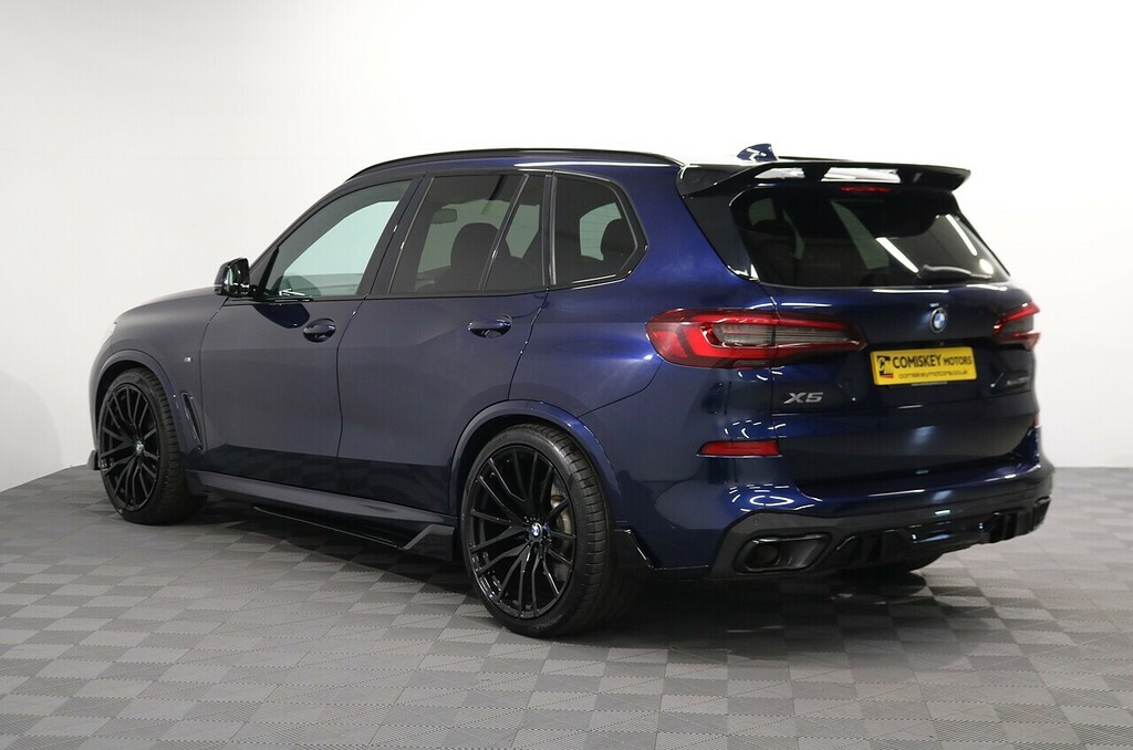 BMW X5 30D Mht M Sport YA21GHD Blue #4