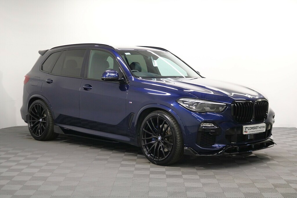 BMW X5 30D Mht M Sport YA21GHD Blue