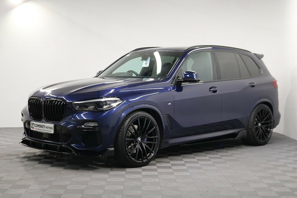 BMW X5 30D Mht M Sport YA21GHD Blue #3