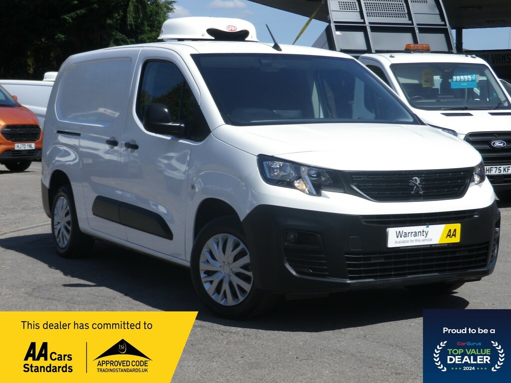 Peugeot Partner Temperature Controlled 1.5 Bluehdi 950 Lwb Profess CE21UDL White