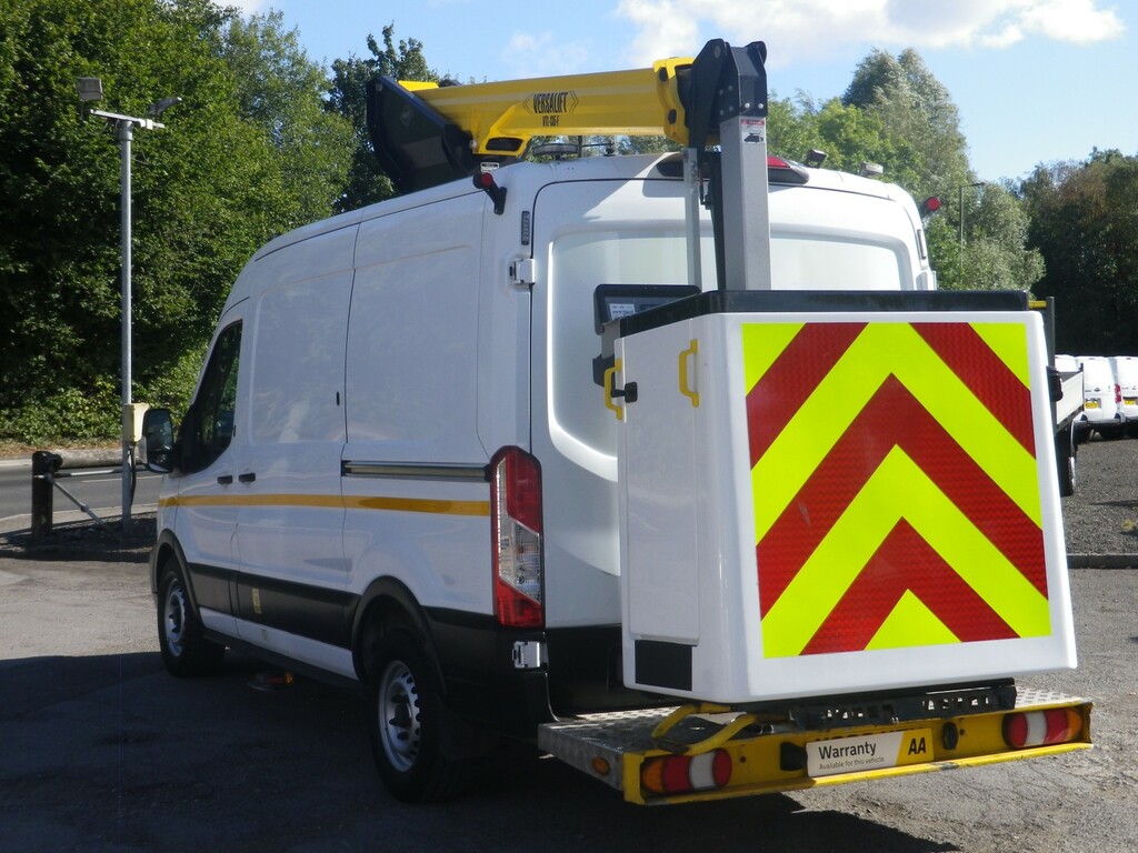 Ford Transit Custom Panel Van 2.0 350 Ecoblue Leader Versalift Cherry YS20MTV White #2