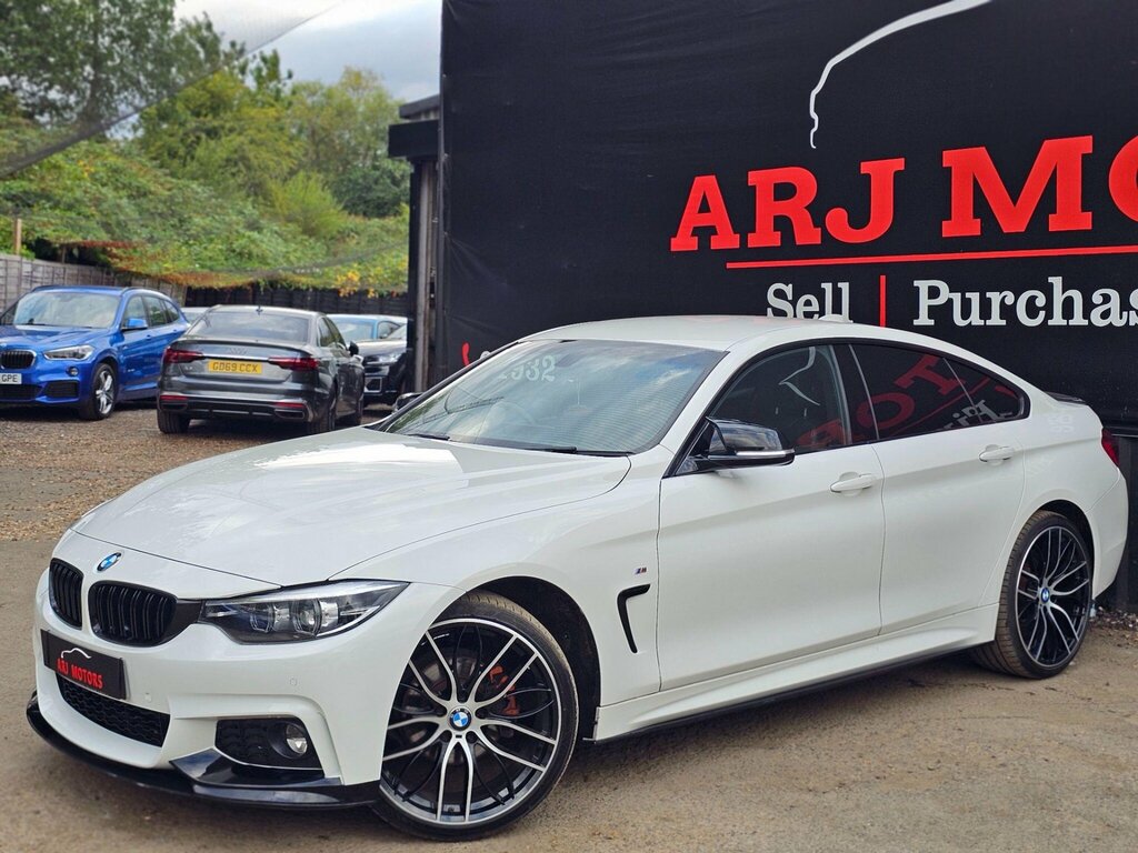 BMW 4 Series Gran Coupe 2.0 420I Gpf M Sport Xdrive Euro 6 Ss White #4