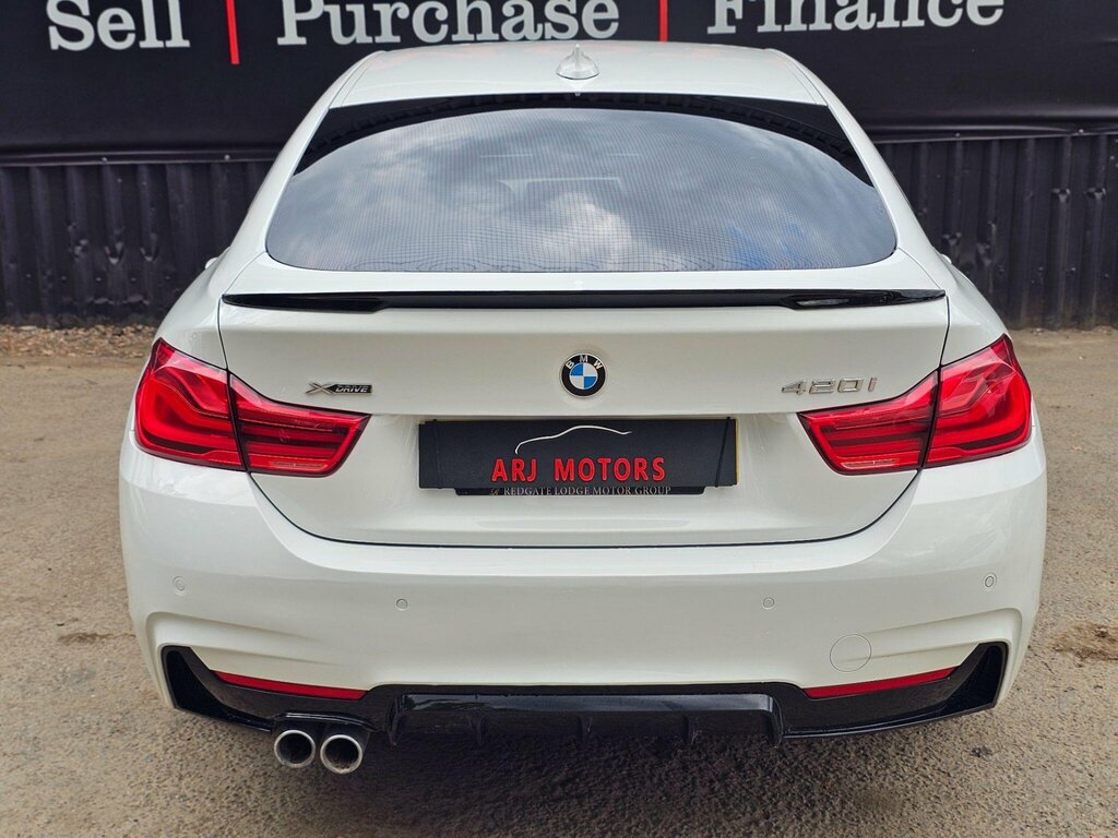 BMW 4 Series Gran Coupe 2.0 420I Gpf M Sport Xdrive Euro 6 Ss White #6