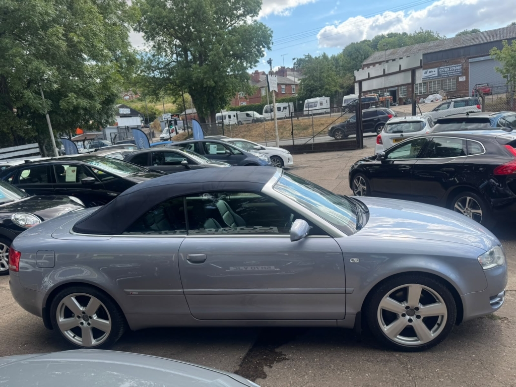 Audi A4 Convertible 1.8 T S Line Silver #5