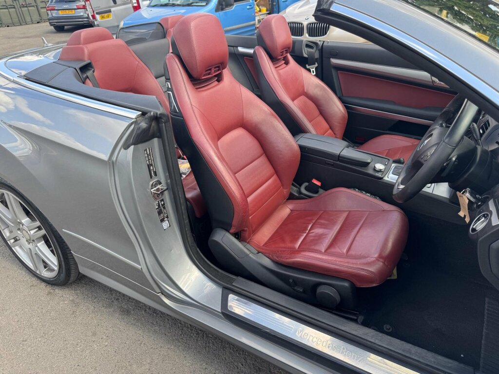 Mercedes-Benz E Class 2.1 E250 Cdi Blueefficiency Sport Cabriolet Tiptro Silver