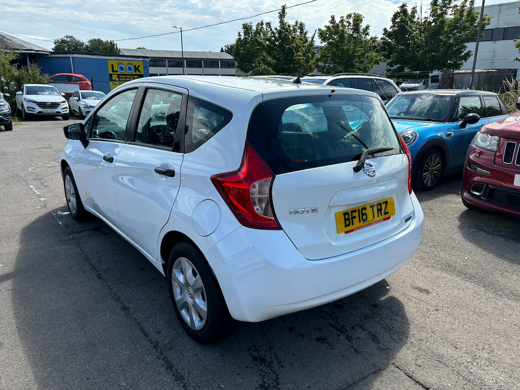 Nissan Note Visia Dci White #4