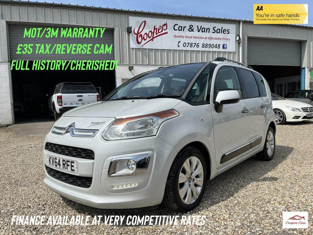 Citroen C3 Picasso 1.6 Hdi Exclusive Mpv Euro 5 11 KV64RFE White