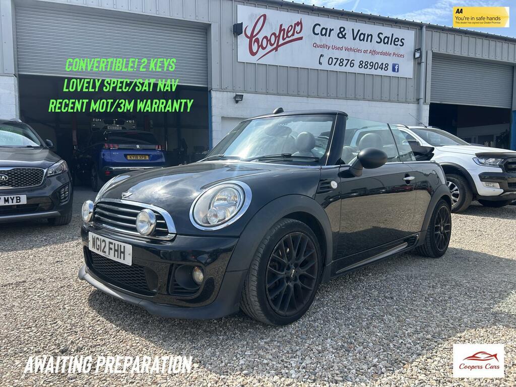 Mini Convertible One Black