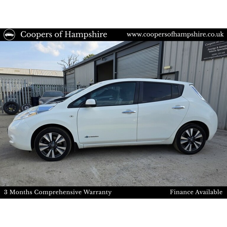 Nissan Leaf Electric White
