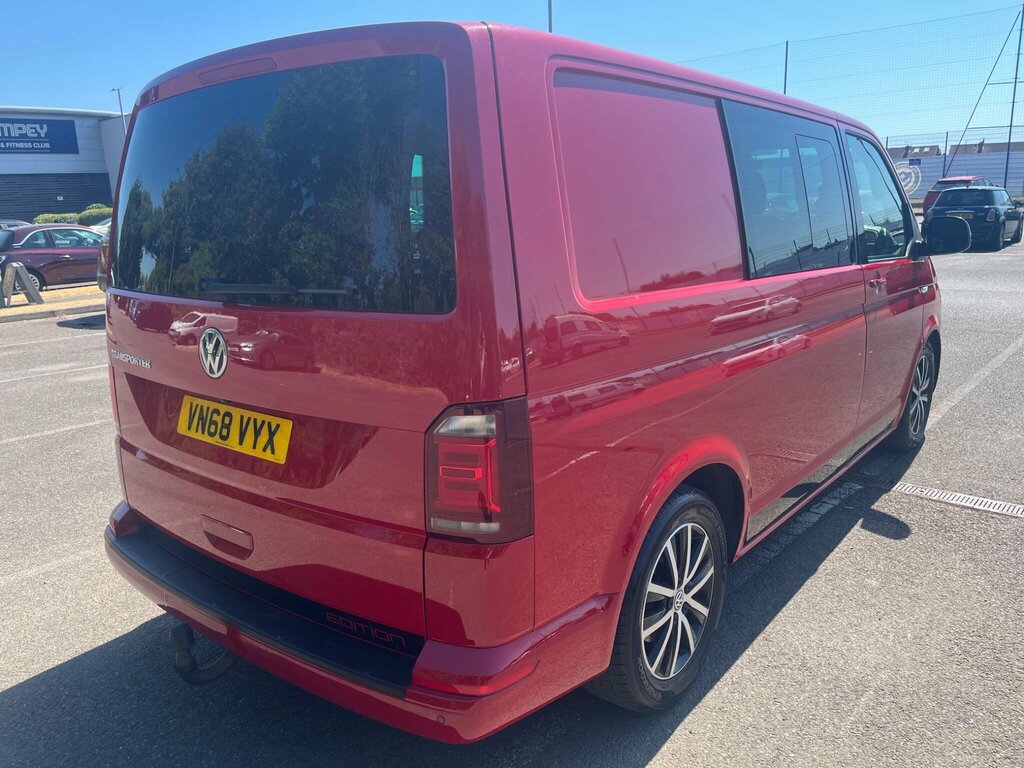 Volkswagen Transporter 2.0 Tdi T30 Bluemotion Tech Edition Kombi Dsg Fwd Red #5