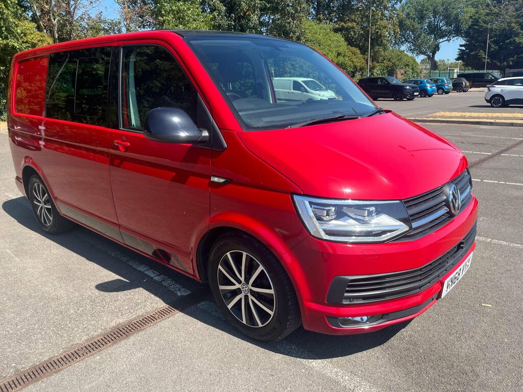 Volkswagen Transporter 2.0 Tdi T30 Bluemotion Tech Edition Kombi Dsg Fwd Red