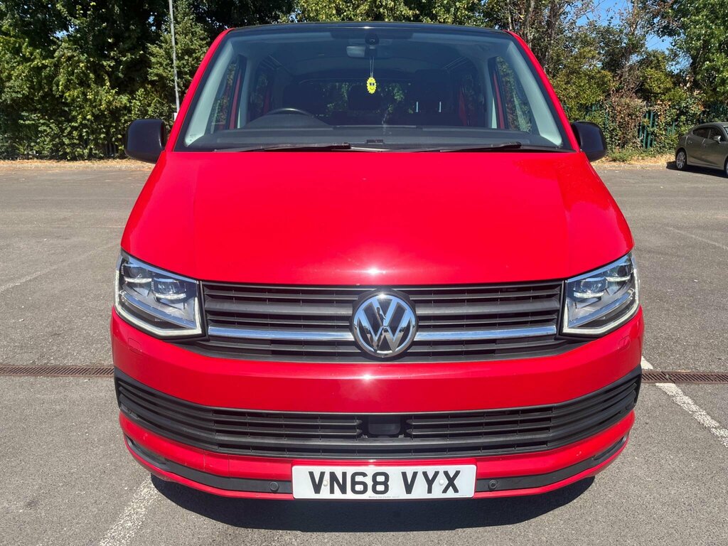 Volkswagen Transporter 2.0 Tdi T30 Bluemotion Tech Edition Kombi Dsg Fwd Red #2