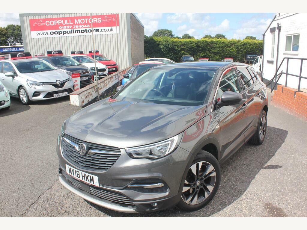 Vauxhall Grandland X 1.2 Turbo Sport Nav Euro 6 S S Grey