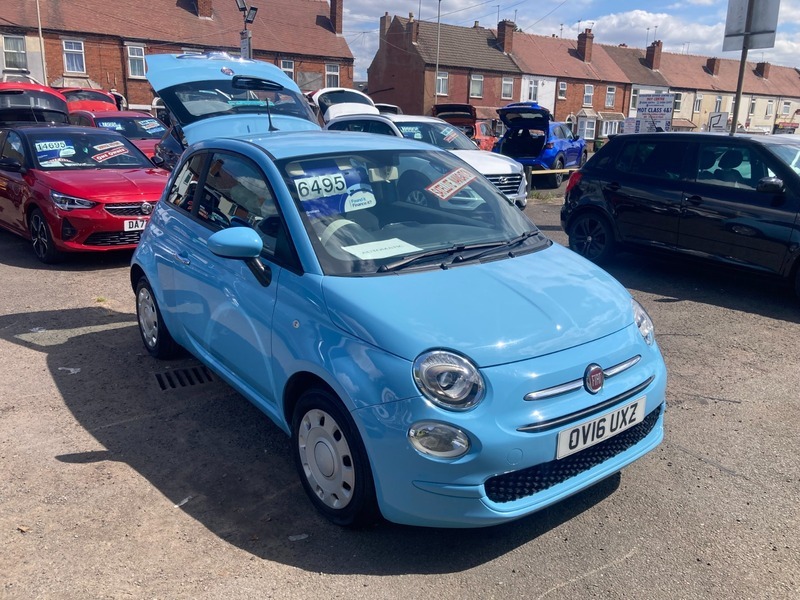 Fiat 500 1.2 Pop Dualogic Euro Blue