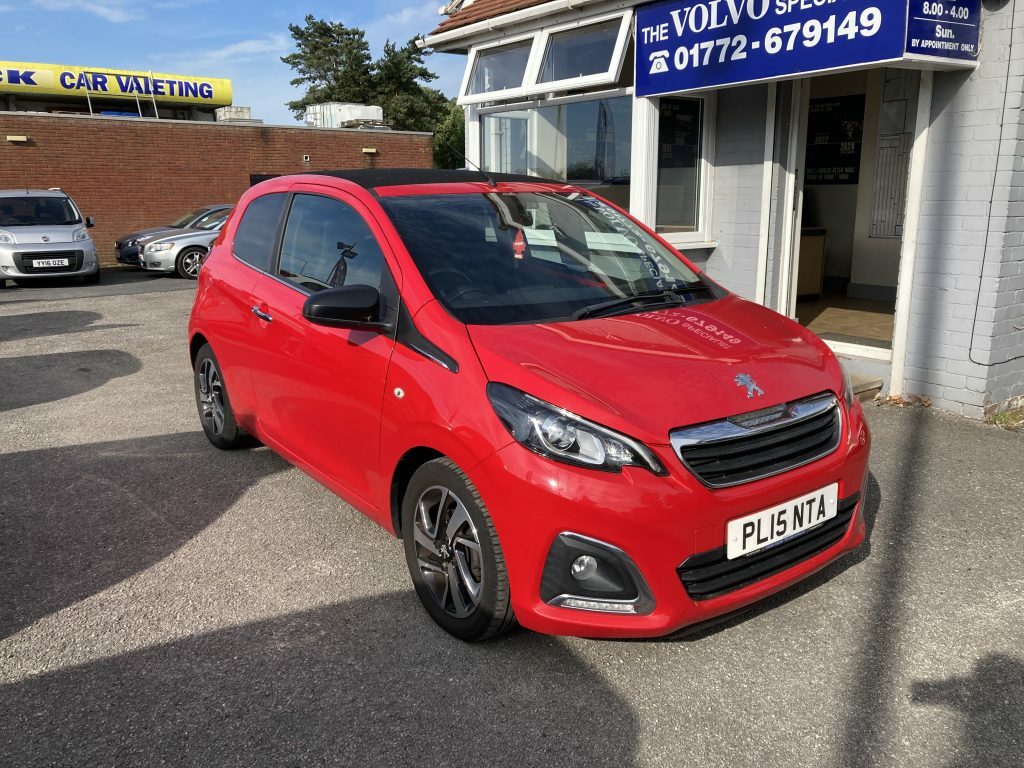 Peugeot 108 1.2 Vti Allure Top Hatchback Pl15 Nta Red