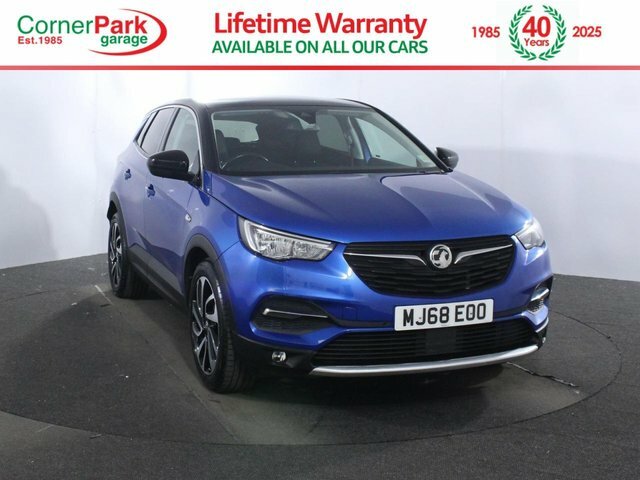 Vauxhall Grandland X 1.2 Turbo Elite Nav Suv Euro 6 MJ68EOO Blue