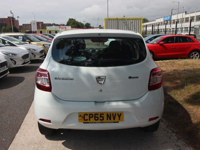 Dacia Sandero 1.2 Ambiance Hatchback Euro 6 7 White #6