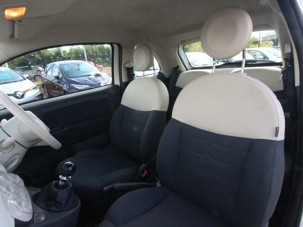 Fiat 500 Lounge 3-Door Low Mileage, Free Road Tax Blue #24