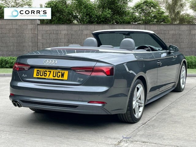 Audi A5 2.0 Tdi S Line Convertible S Tronic Eur Grey #6