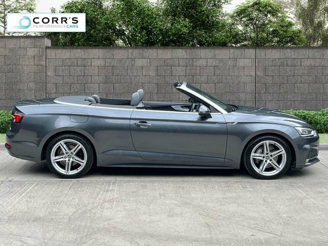Audi A5 2.0 Tdi S Line Convertible S Tronic Eur Grey #4