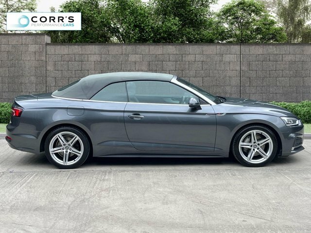 Audi A5 2.0 Tdi S Line Convertible S Tronic Eur Grey #3