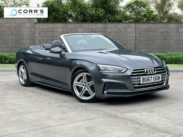 Audi A5 2.0 Tdi S Line Convertible S Tronic Eur Grey #2